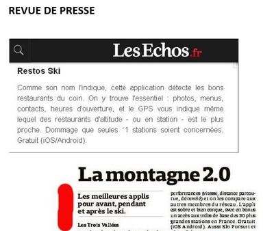 Revue de Presse